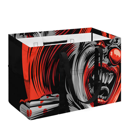Evil Clown Print Utility Tote Bag