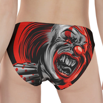 Evil Clown Print Women's Panties