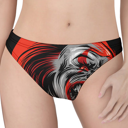 Evil Clown Print Women's Thong