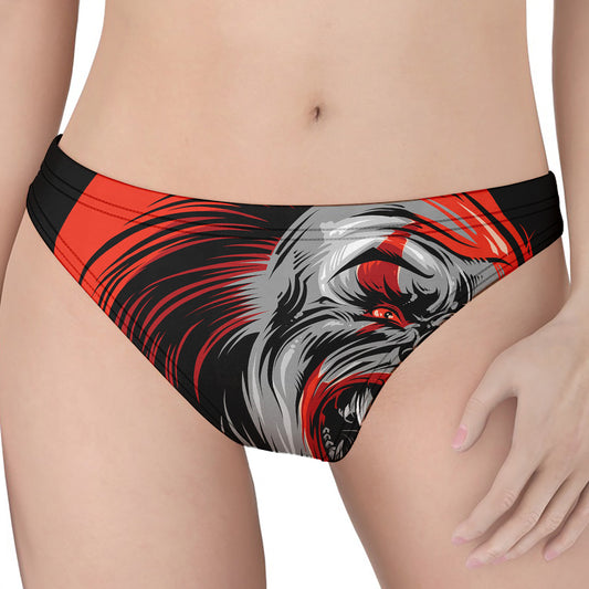 Evil Clown Print Women's Thong