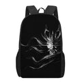 Evil Samurai Mask Print 17 Inch Backpack
