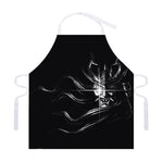 Evil Samurai Mask Print Adjustable Apron