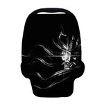 Evil Samurai Mask Print Baby Seat Cover