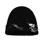 Evil Samurai Mask Print Beanie