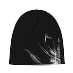 Evil Samurai Mask Print Beanie