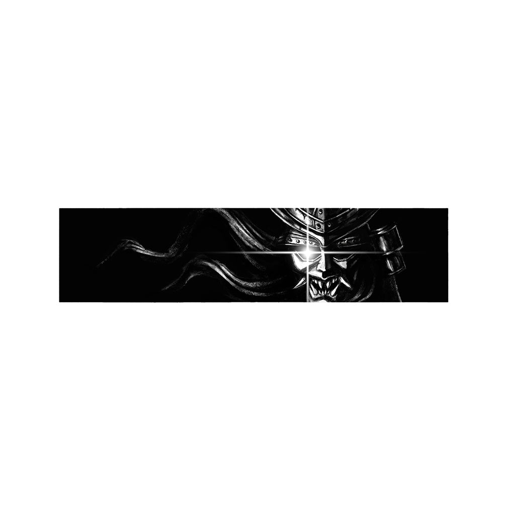 Evil Samurai Mask Print Bed Runner