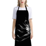 Evil Samurai Mask Print Bib Apron With Pocket