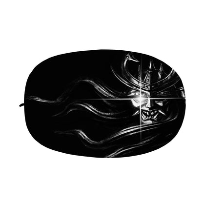 Evil Samurai Mask Print Car Side Mirror Covers