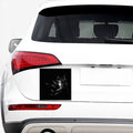 Evil Samurai Mask Print Car Sticker