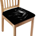 Evil Samurai Mask Print Chair Cushion Cover