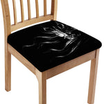 Evil Samurai Mask Print Chair Cushion Cover