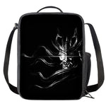 Evil Samurai Mask Print Crossbody Lunch Bag