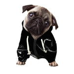 Evil Samurai Mask Print Dog Zip Up Hoodie