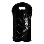 Evil Samurai Mask Print Double Neoprene Wine Tote