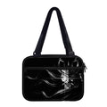 Evil Samurai Mask Print Double Strap Bible Bag