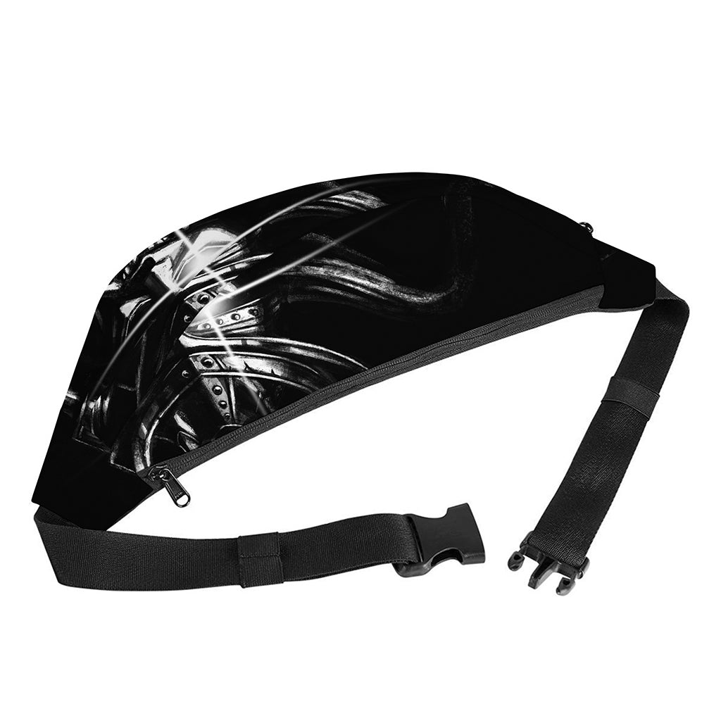 Evil Samurai Mask Print Fanny Pack
