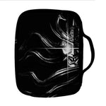 Evil Samurai Mask Print Front Pocket Bible Bag