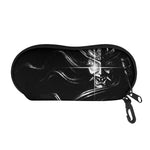 Evil Samurai Mask Print Glasses Case