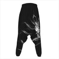 Evil Samurai Mask Print Hammer Pants