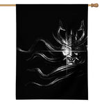 Evil Samurai Mask Print House Flag
