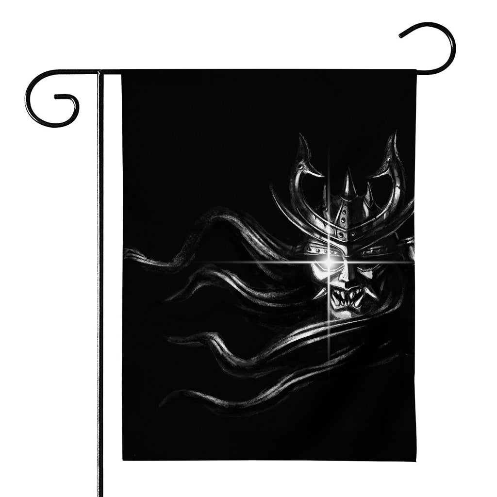 Evil Samurai Mask Print House Flag