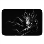 Evil Samurai Mask Print Indoor Door Mat
