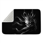 Evil Samurai Mask Print Indoor Door Mat