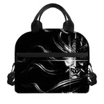 Evil Samurai Mask Print Insulated Lunch Bag