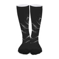 Evil Samurai Mask Print Long Socks
