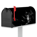 Evil Samurai Mask Print Mailbox Cover