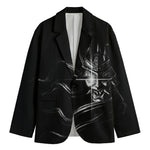 Evil Samurai Mask Print Men's Blazer