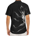 Evil Samurai Mask Print Men's Deep V-Neck Shirt