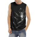 Evil Samurai Mask Print Men's Fitness Tank Top
