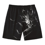 Evil Samurai Mask Print Men's Swim Trunks