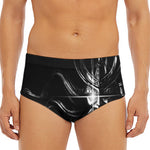 Evil Samurai Mask Print Men's Triangle Swim Briefs