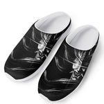 Evil Samurai Mask Print Mesh Casual Shoes