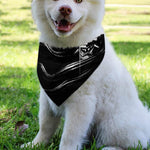 Evil Samurai Mask Print Over The Collar Dog Bandana