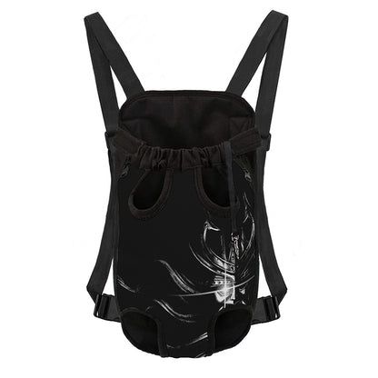 Evil Samurai Mask Print Pet Carrier Backpack