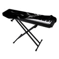 Evil Samurai Mask Print Piano Keyboard Cover