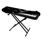 Evil Samurai Mask Print Piano Keyboard Cover