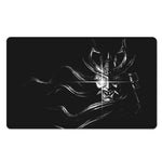 Evil Samurai Mask Print Polyester Doormat