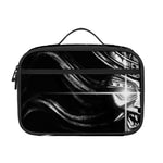 Evil Samurai Mask Print Portable Lunch Bag