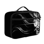 Evil Samurai Mask Print Portable Lunch Bag