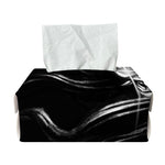 Evil Samurai Mask Print Rectangle Tissue Box Cover