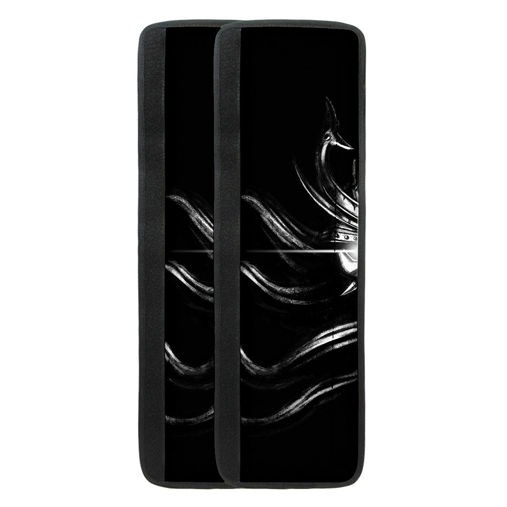 Evil Samurai Mask Print Refrigerator Handle Covers