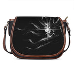 Evil Samurai Mask Print Saddle Bag