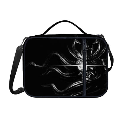 Evil Samurai Mask Print Shoulder Strap Bible Bag