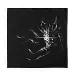 Evil Samurai Mask Print Silk Bandana