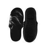Evil Samurai Mask Print Slippers