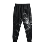 Evil Samurai Mask Print Sweatpants